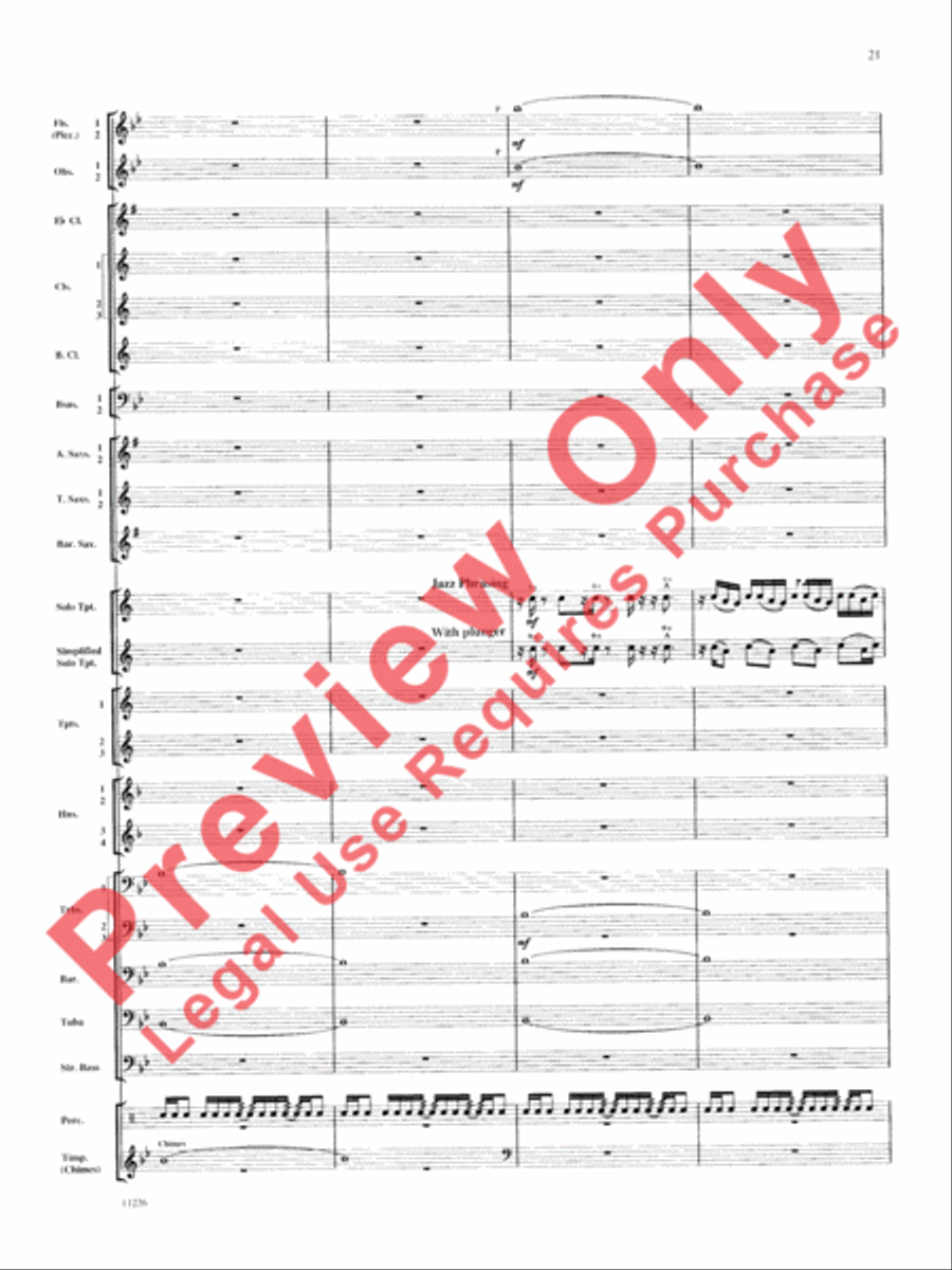 American Jazz Suite American Jazz Suite Concert Band scores gallery preview page 22