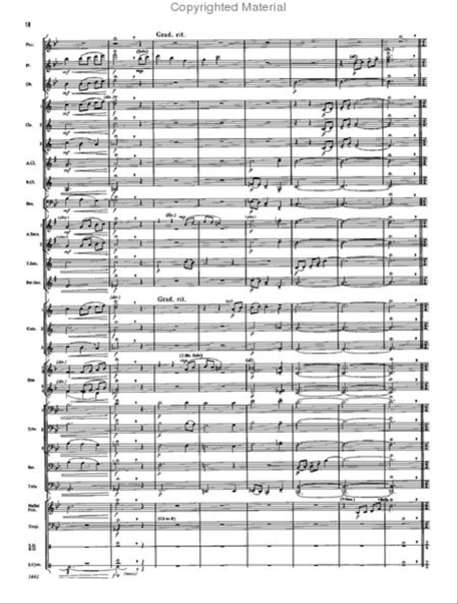 Centuria Concert Band scores gallery preview page 17