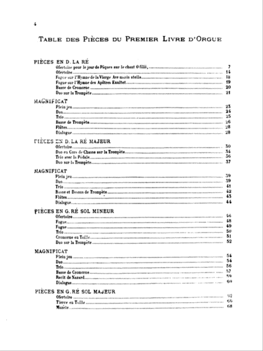 First Organ Book Organ scores gallery preview page 5