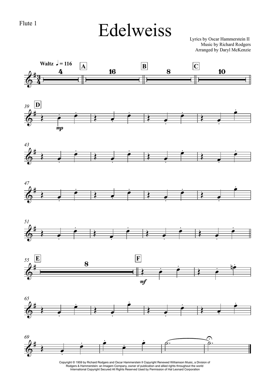 Edelweiss Full Orchestra scores gallery preview page 5