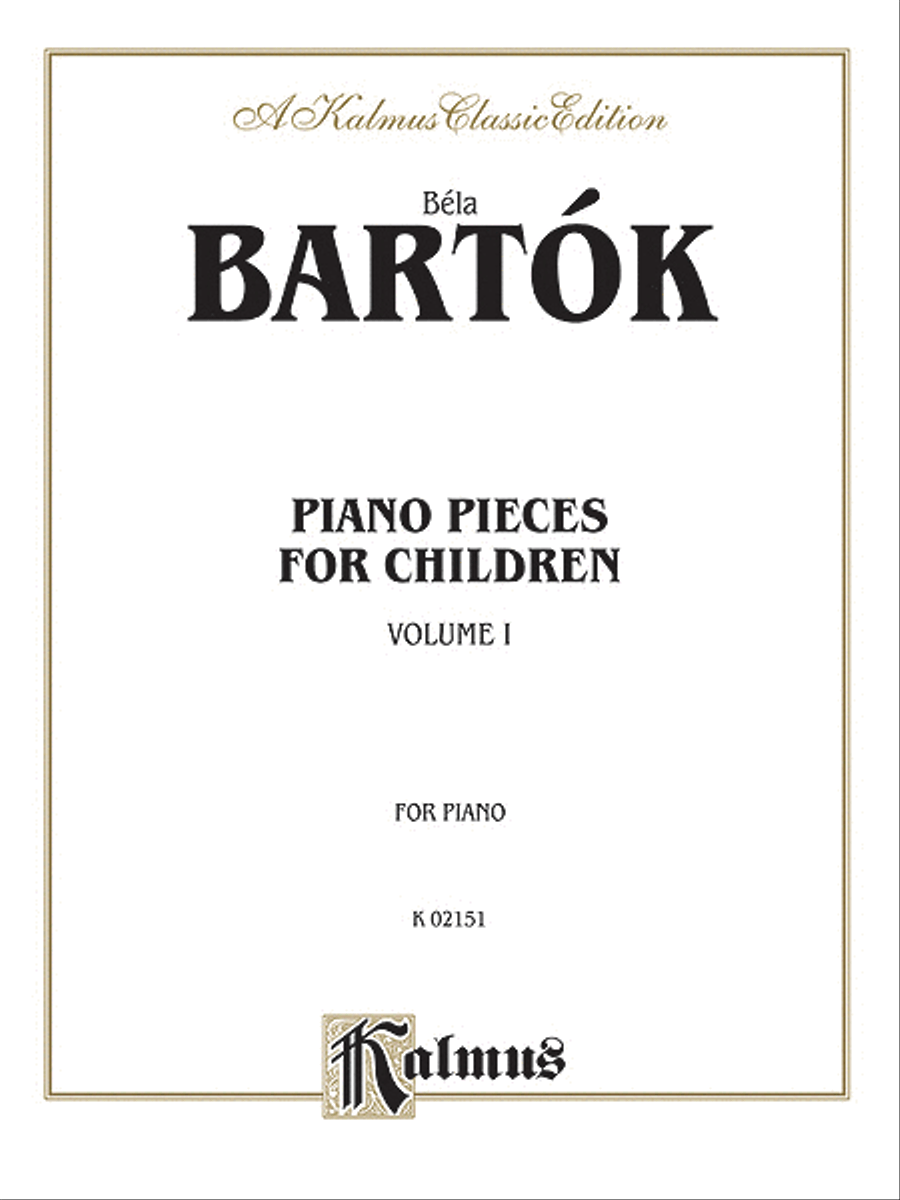Piano Pieces for Children, Volume 1 Piano Solo scores gallery preview page 1