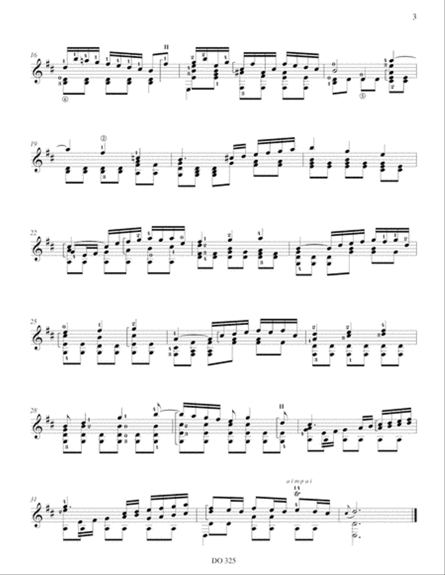 Sonate VI, RV 46 Sonate VI, RV 46 Classical Guitar scores gallery preview page 3