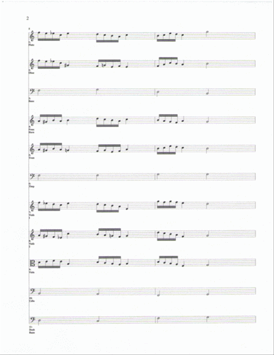 Timaeus 1st Movement Timaeus 1st Movement Small Ensemble scores gallery preview page 2