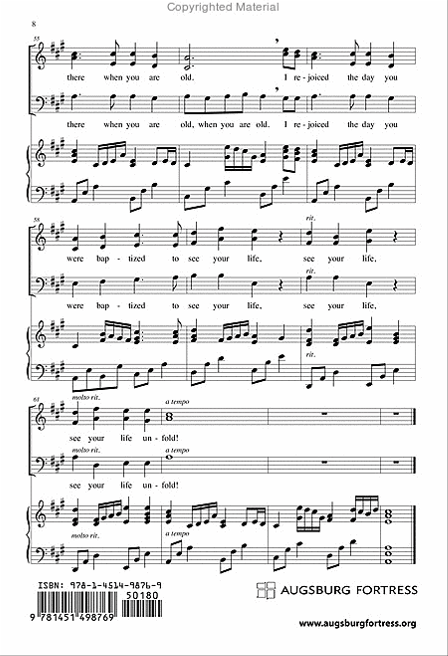 Borning Cry Borning Cry 3-Part scores gallery preview page 9