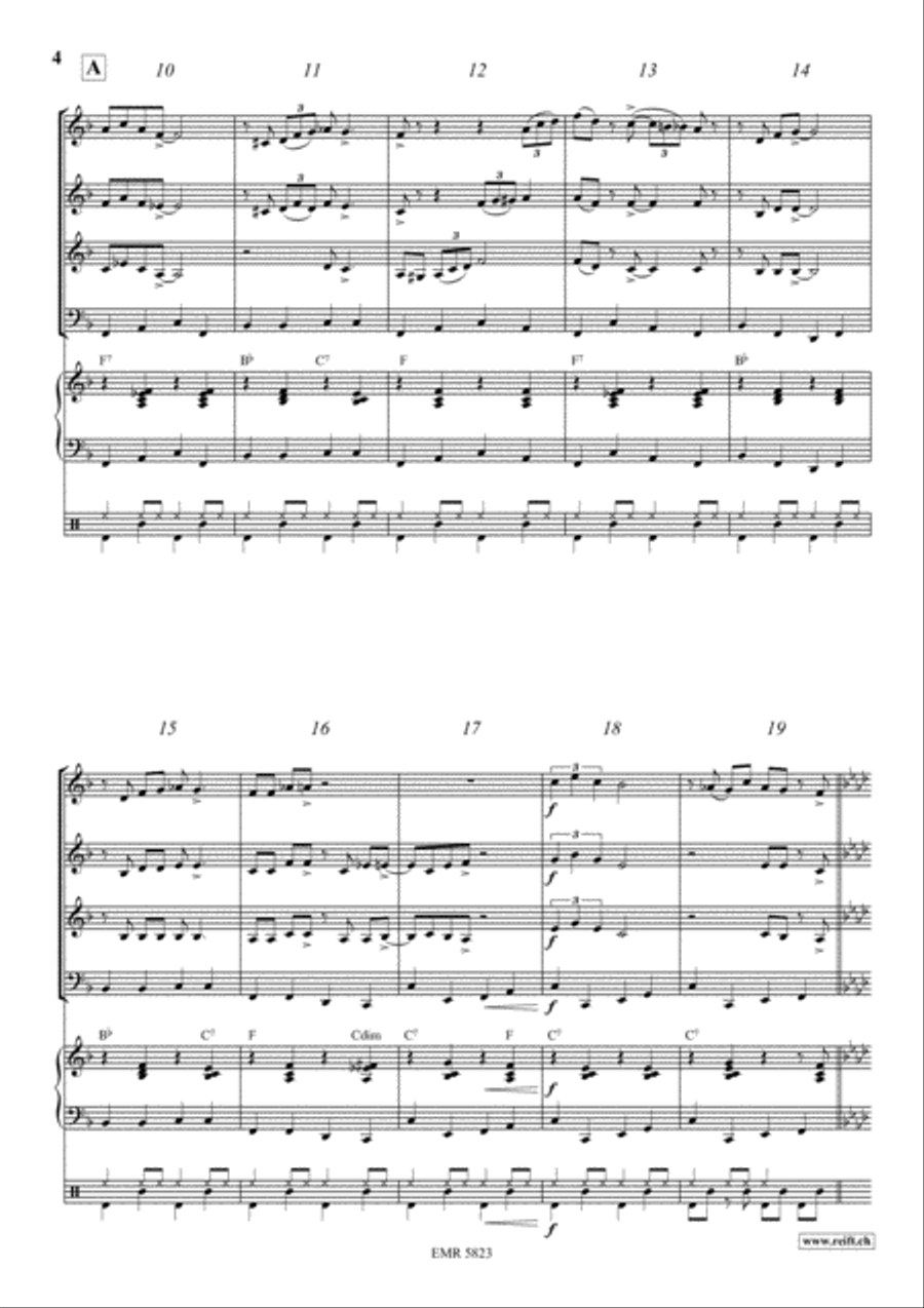 St. Louis Blues Concert Band scores gallery preview page 4
