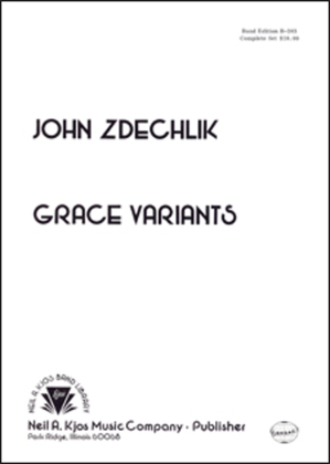 Book cover for Grace Variants - Score