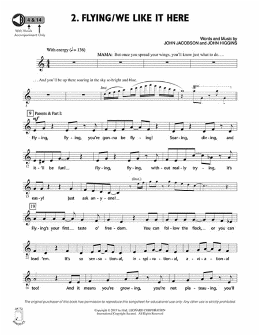 Wing It! Choir scores gallery preview page 6