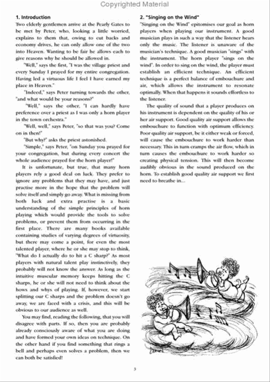 Singing on the Wind (English) Horn scores gallery preview page 3