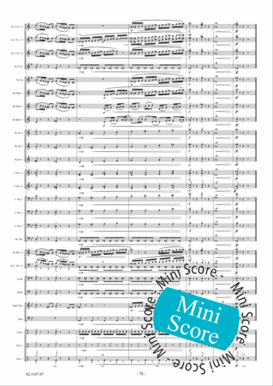 Fleodrodum Fanfare Band scores gallery preview page 84