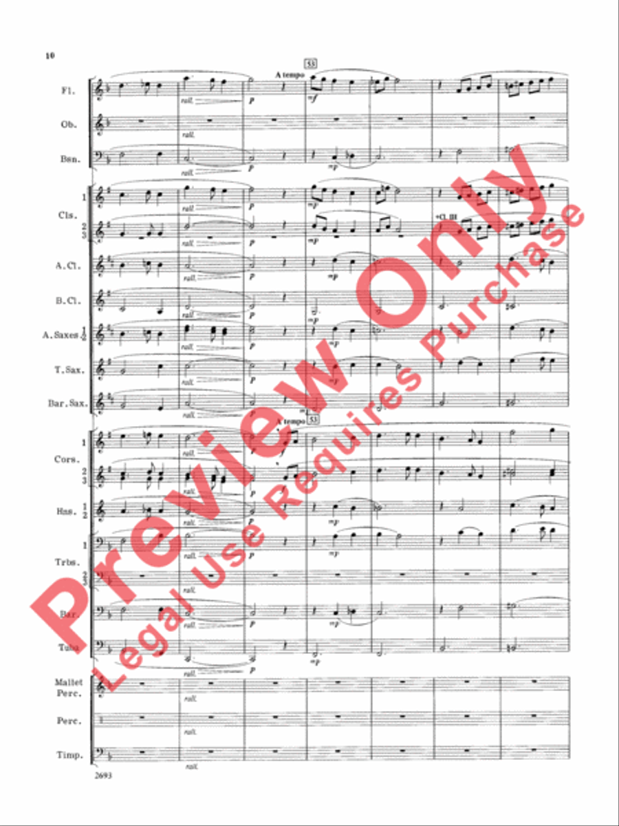 An Irish Interlude Concert Band scores gallery preview page 11