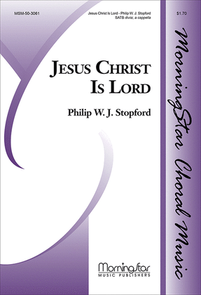 Book cover for Jesus Christ Is Lord