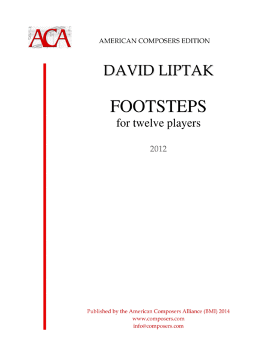 [Liptak] Footsteps Large Ensemble scores gallery preview page 1