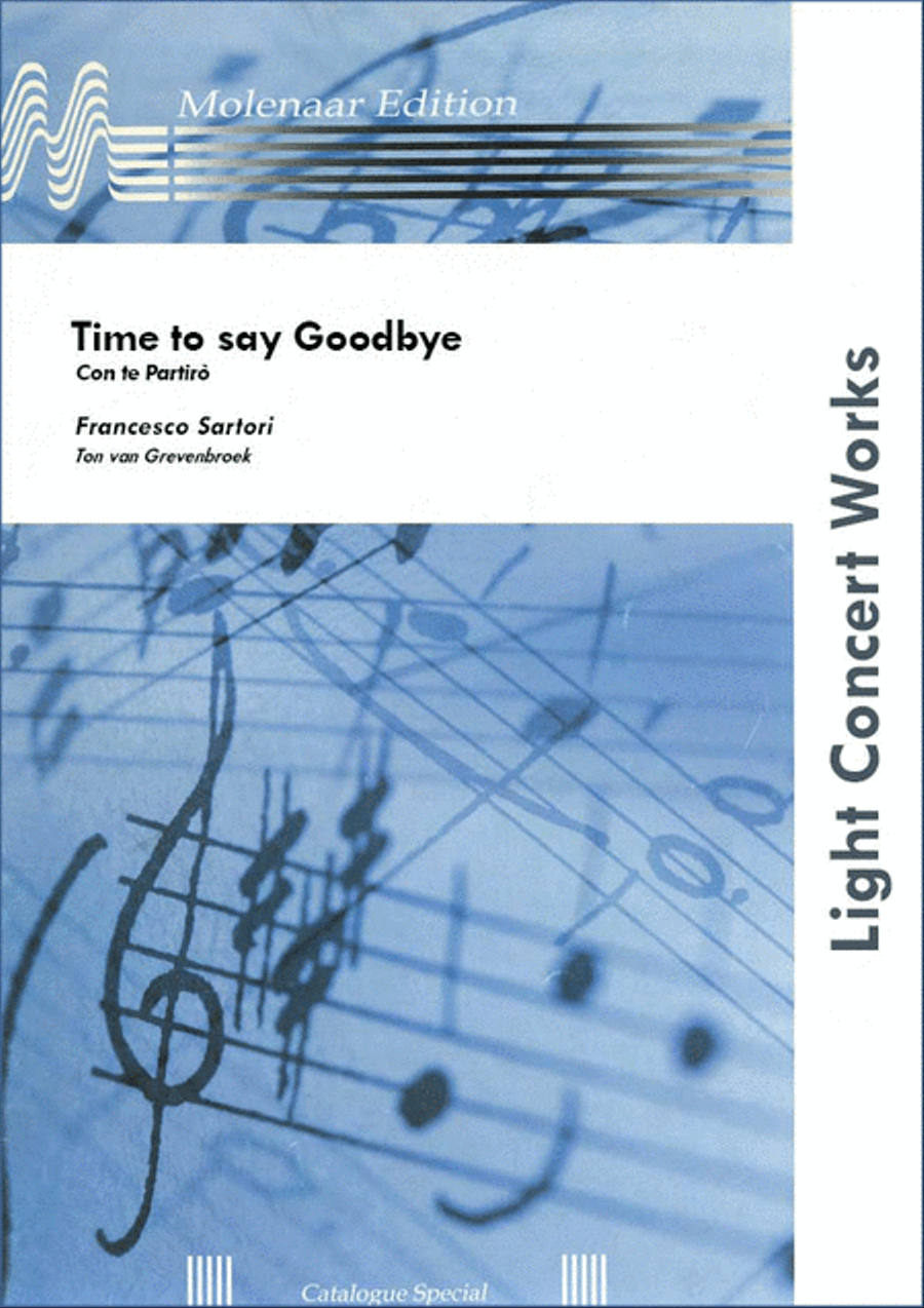 Time to say Goodbye Time to say Goodbye Fanfare Band scores gallery preview page 1