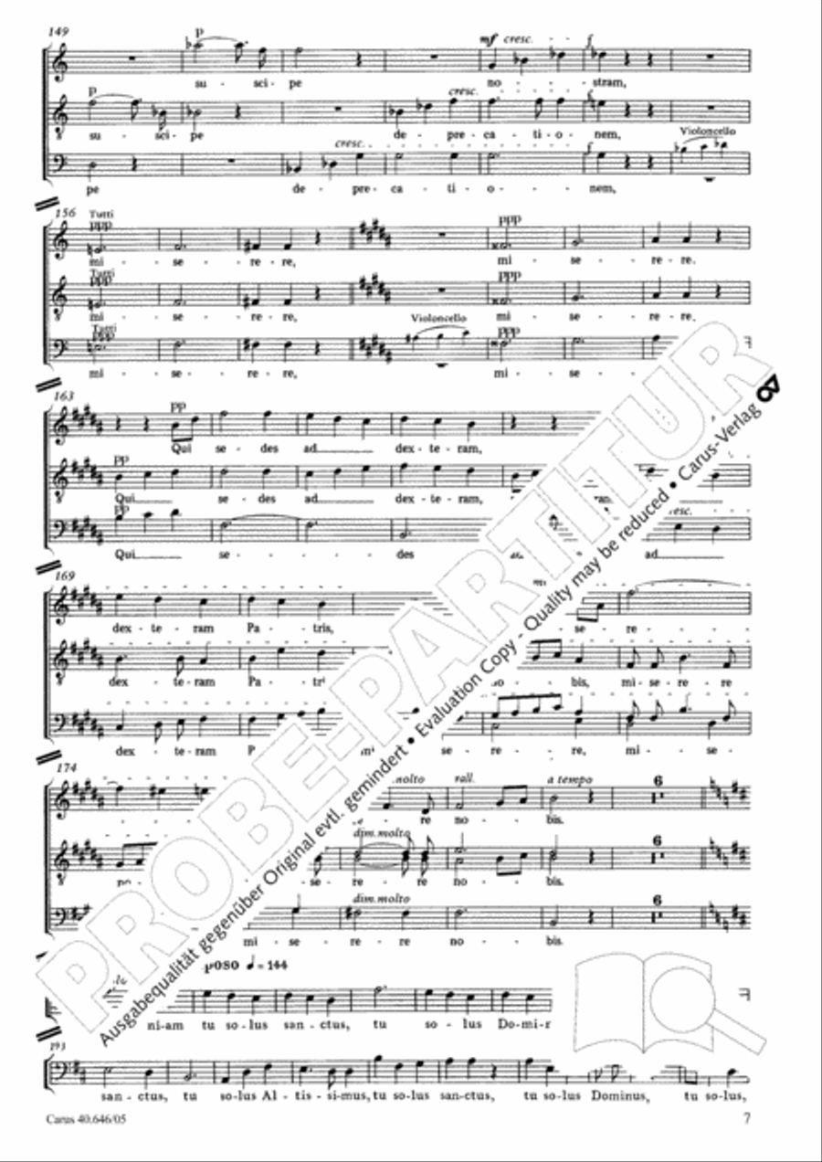 Mass in A major Mass in A major STB scores gallery preview page 8