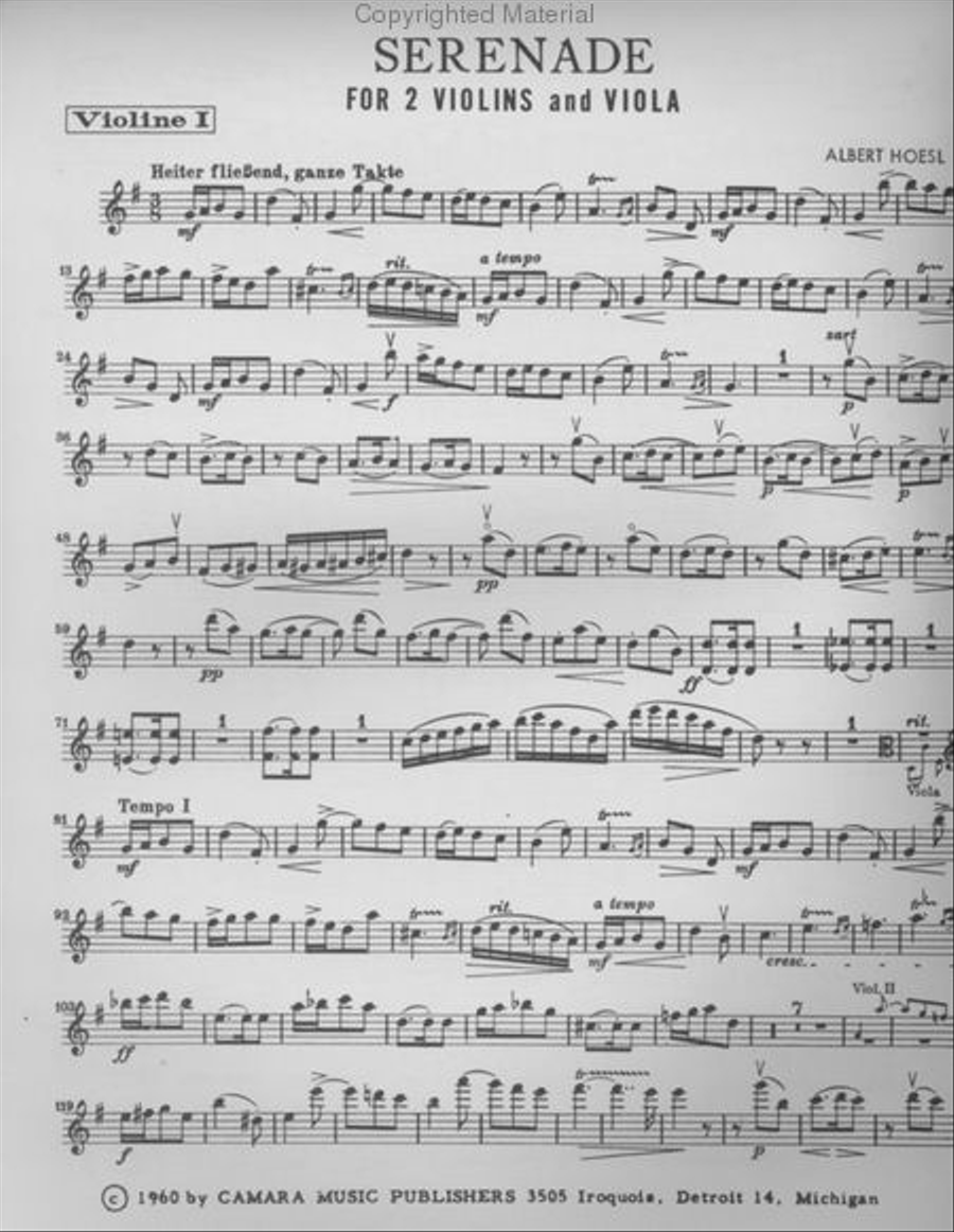 Serenade Viola scores gallery preview page 2