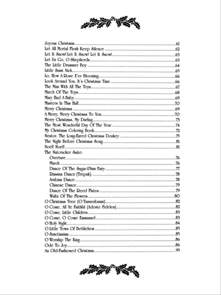 New Christmas Fake Book - C Edition Voice scores gallery preview page 4