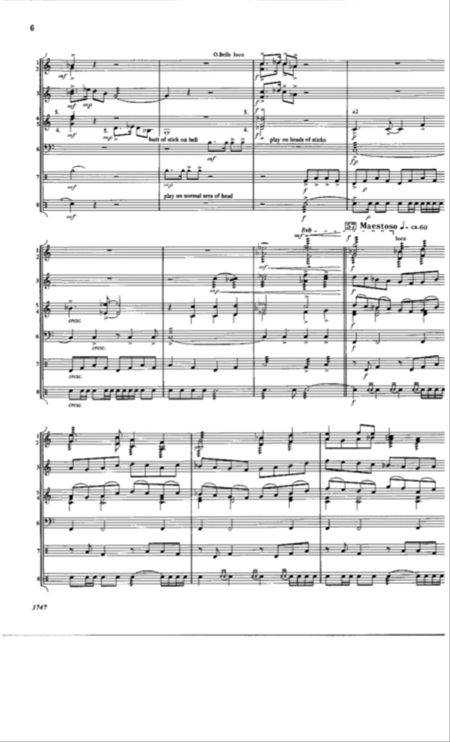 Proclamation Percussion Ensemble scores gallery preview page 7