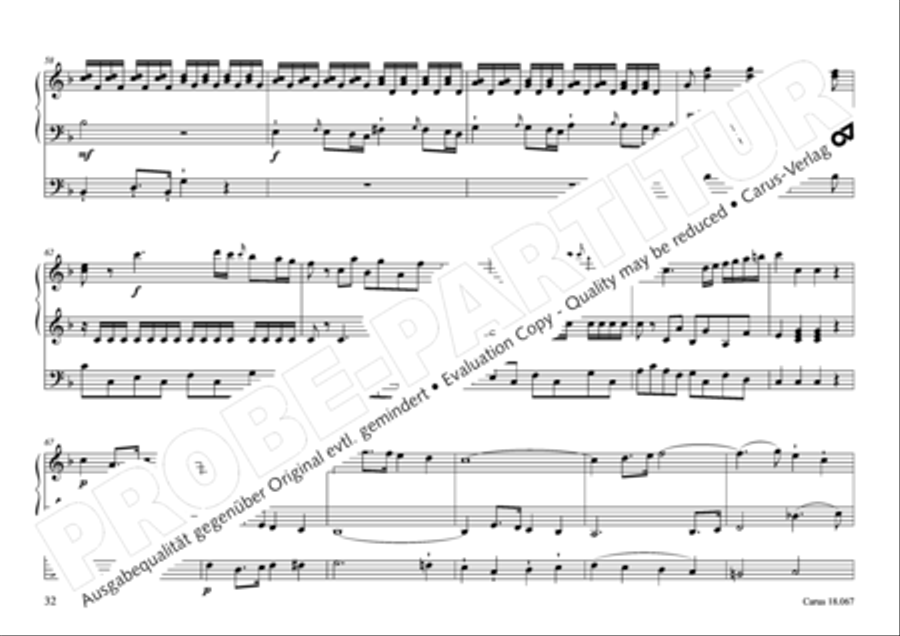 17 Church sonatas Organ Solo scores gallery preview page 33