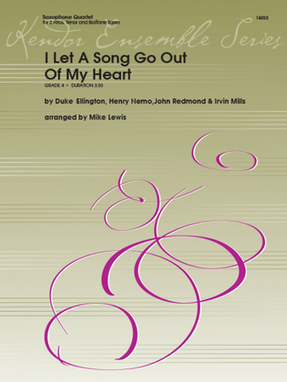Book cover for I Let A Song Go Out Of My Heart