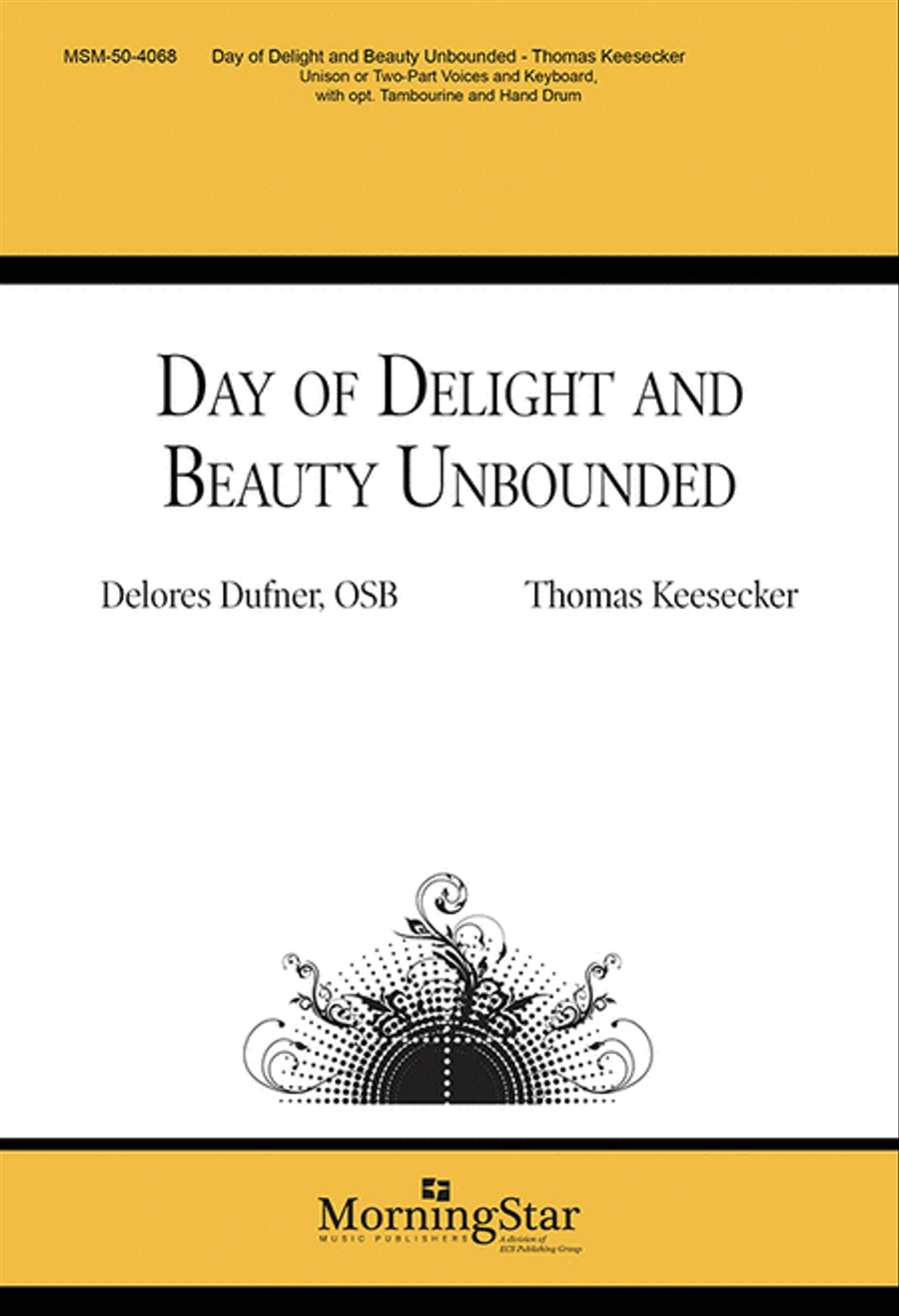 Day of Delight and Beauty Unbounded Unison Choir scores gallery preview page 1
