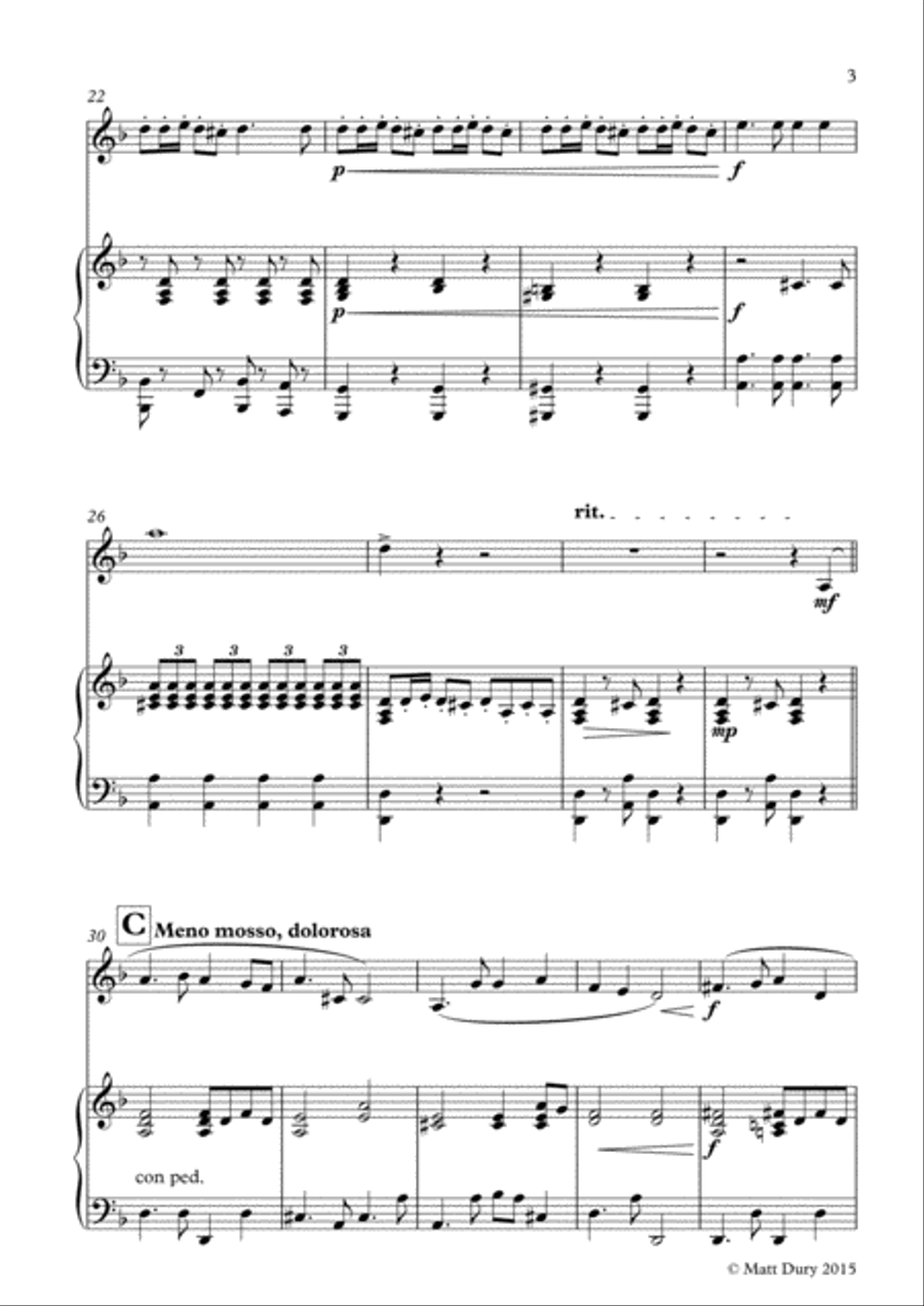 Fantasy for Trumpet Trumpet Duet scores gallery preview page 4