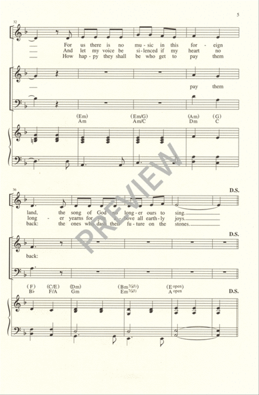 By the Rivers of Babylon 3-Part scores gallery preview page 5