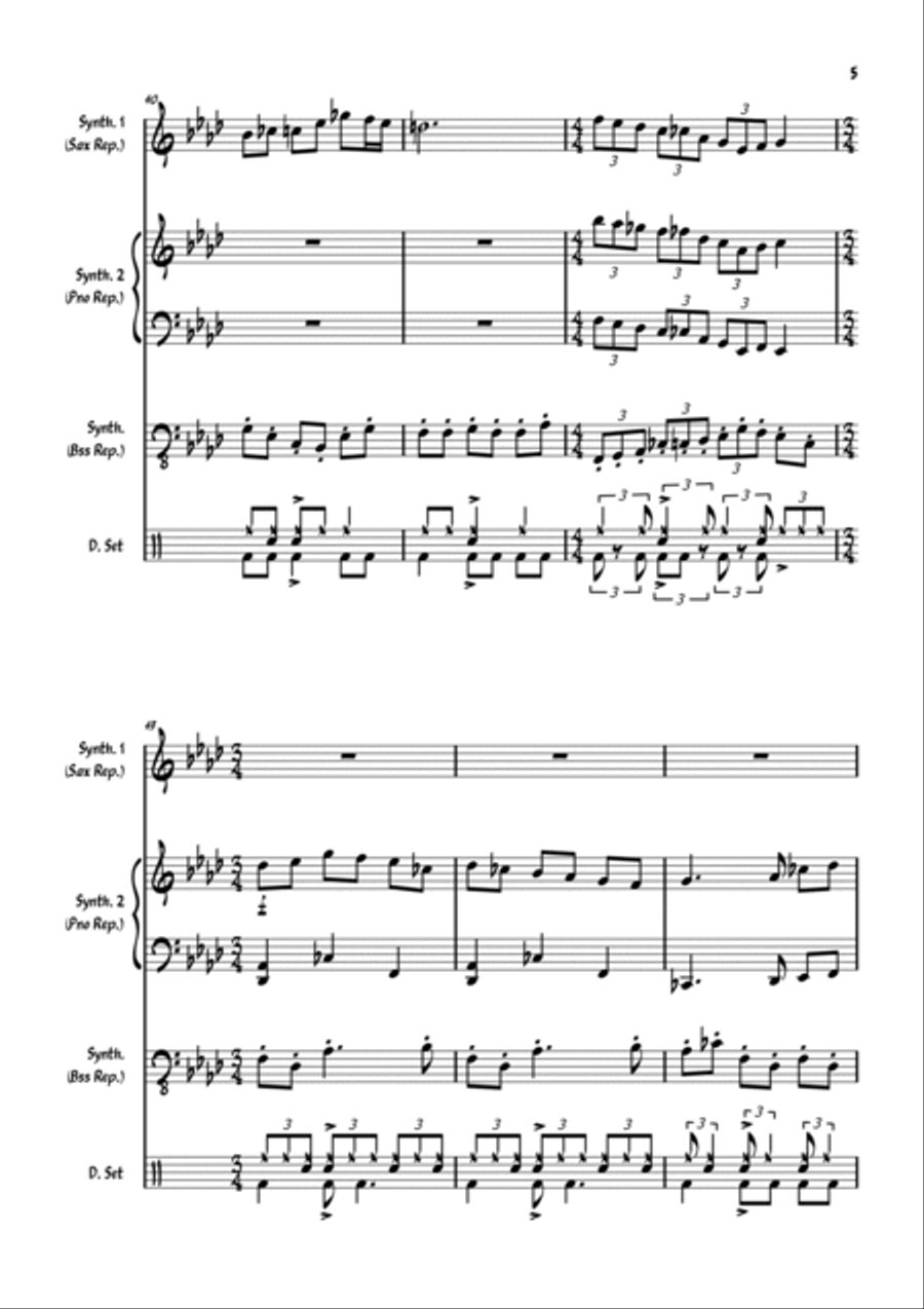 Chipjazz Chipjazz Jazz Ensemble scores gallery preview page 5