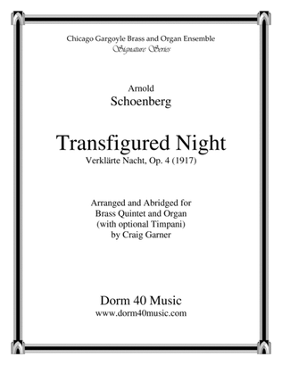 Book cover for Transfigured Night (Verklärte Nacht, Op. 4) (for Brass Quintet and Organ)