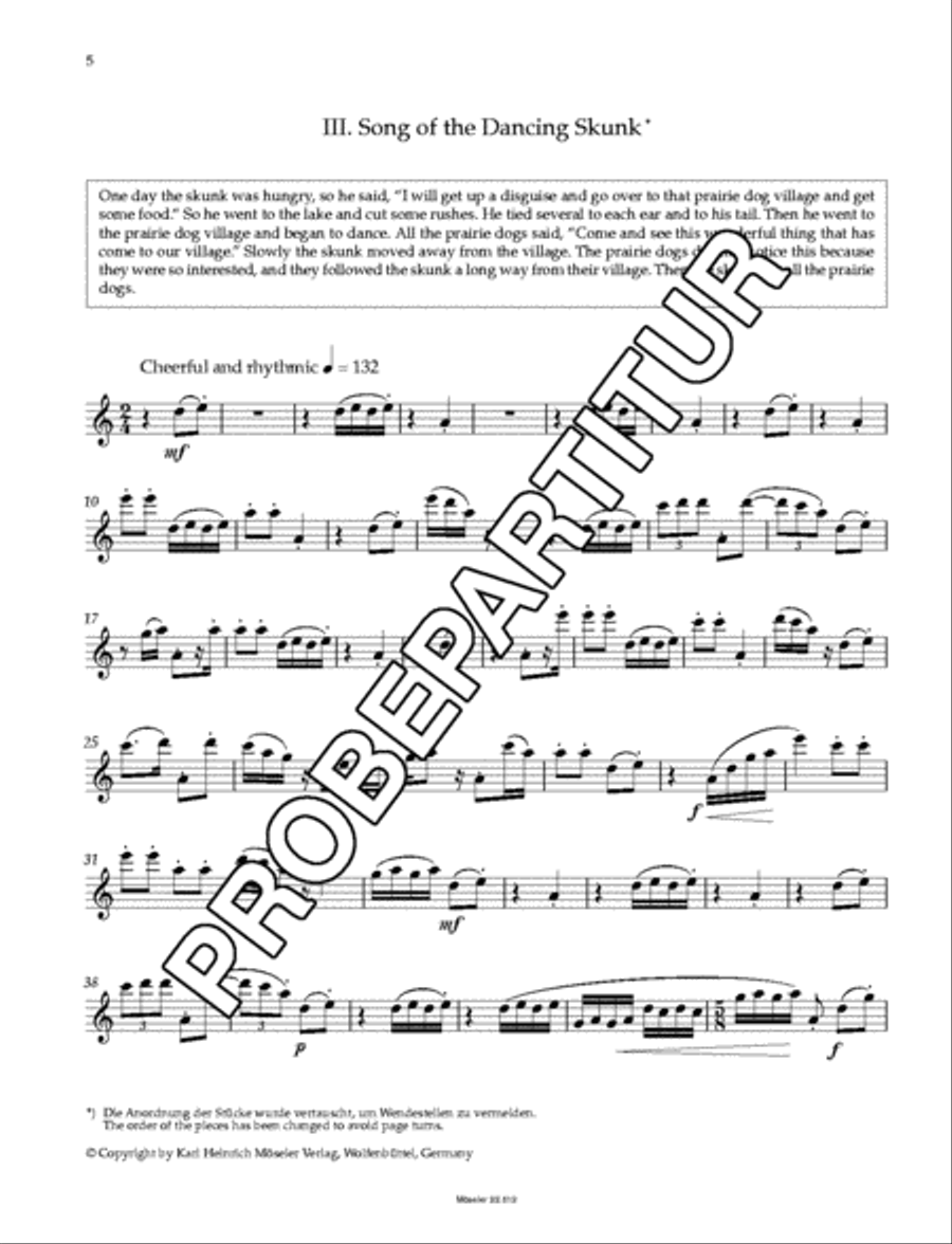Moon Dances Alto Recorder scores gallery preview page 6