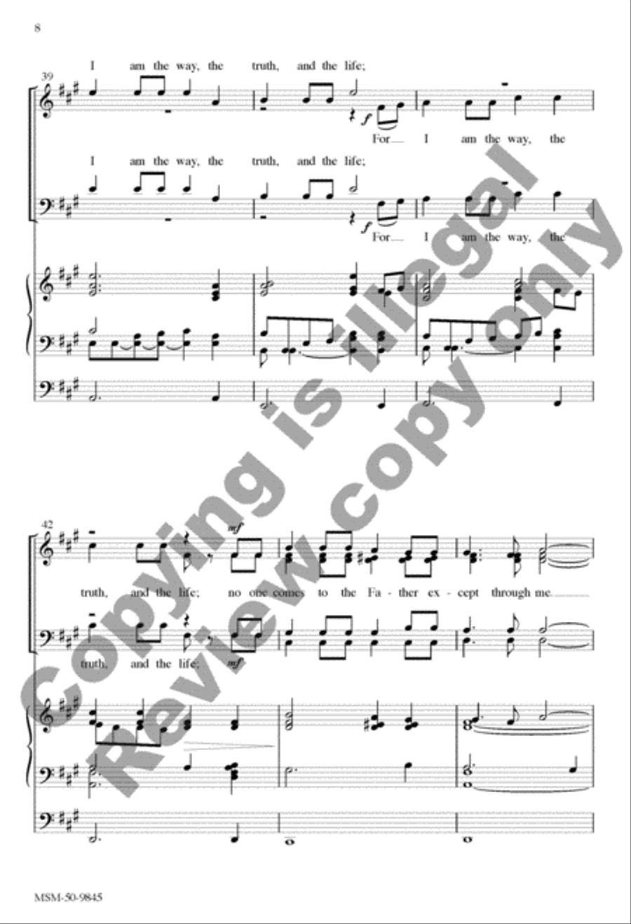 In My Father's House 4-Part scores gallery preview page 15