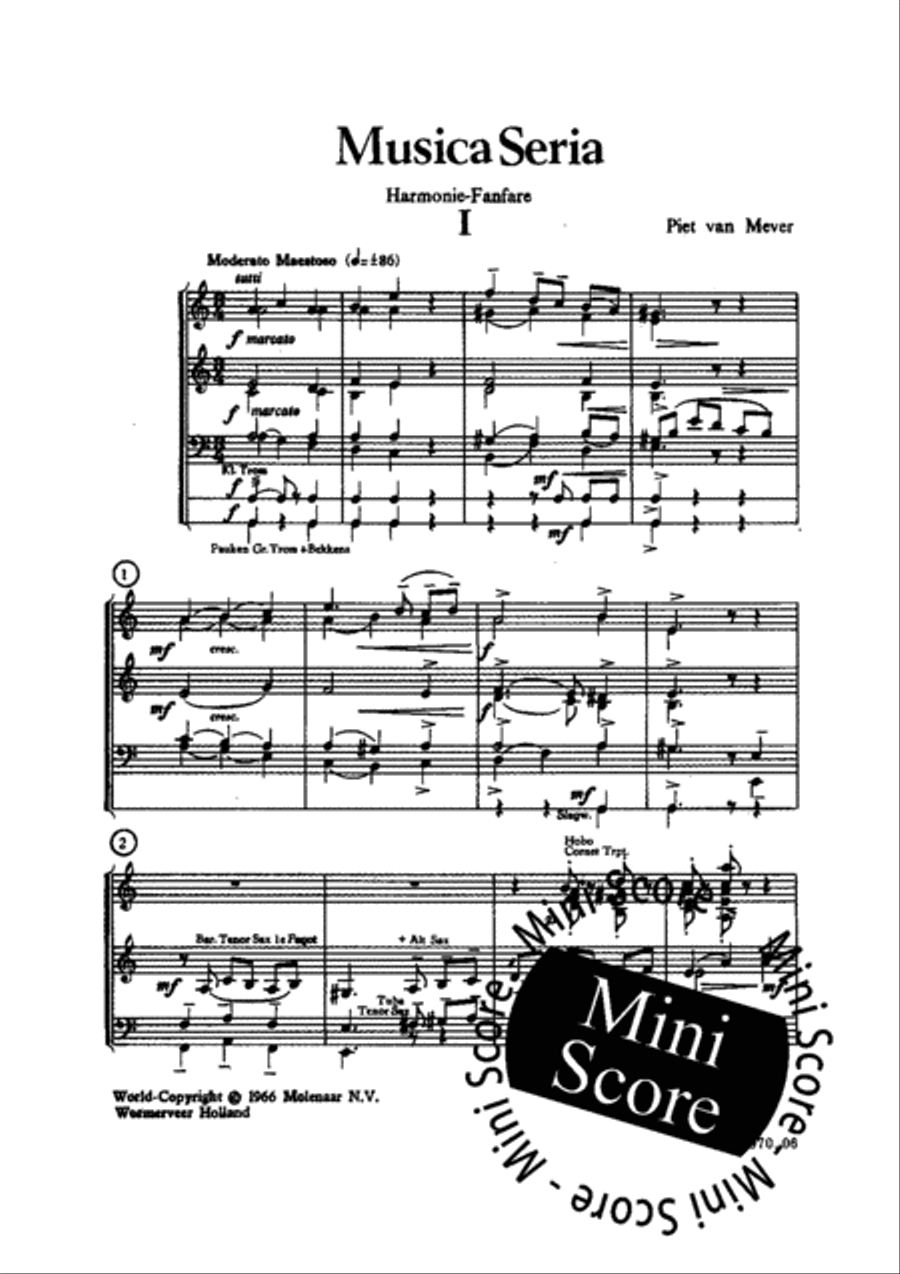 Musica Seria Fanfare Band scores gallery preview page 4