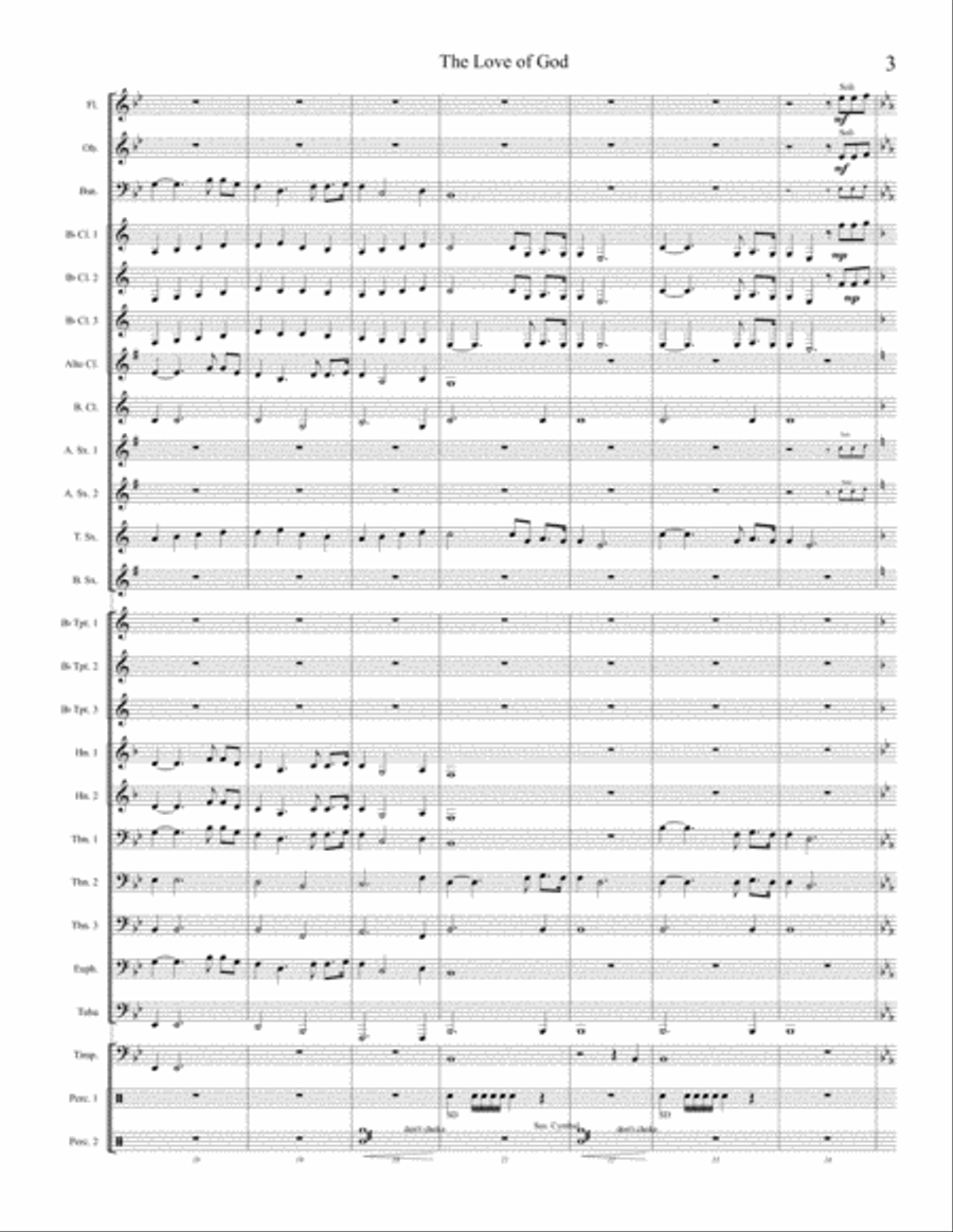 The Love of God Concert Band scores gallery preview page 5