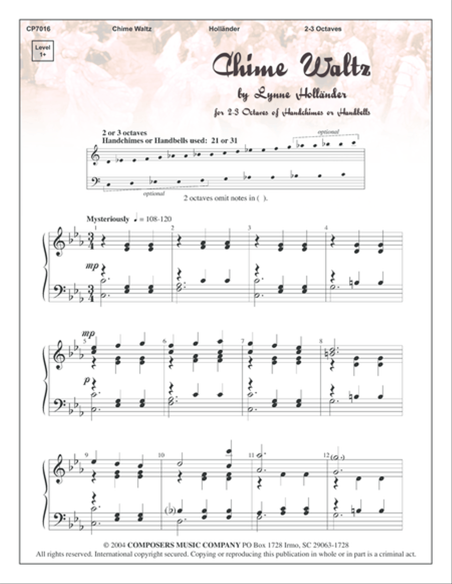 Chime Waltz 3-Octaves scores gallery preview page 1