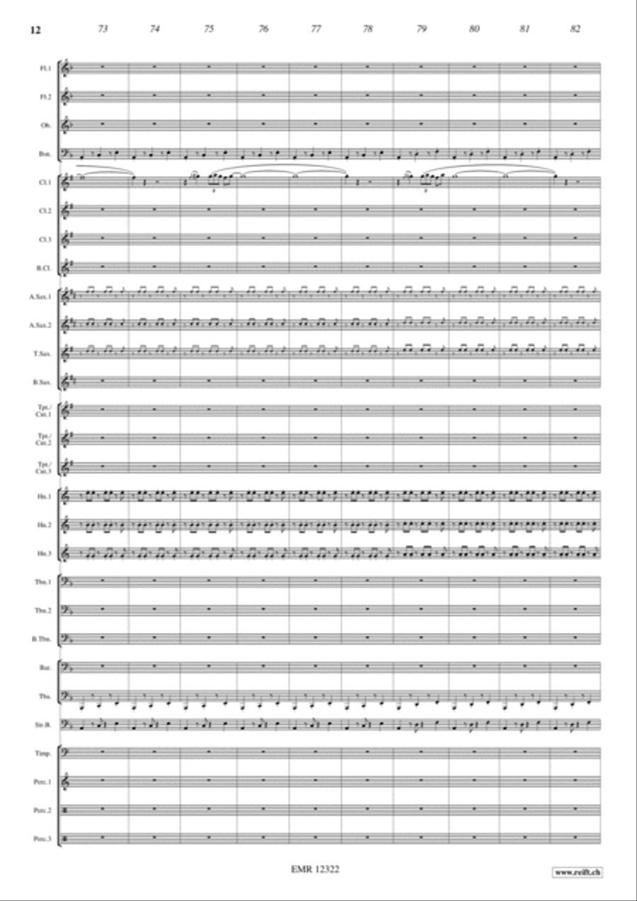 Sherlock Holmes Concert Band scores gallery preview page 12