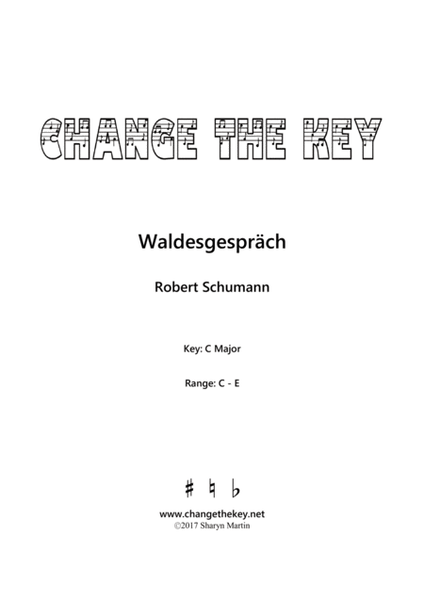 Waldesgesprach Op.39, No.3 - C Major