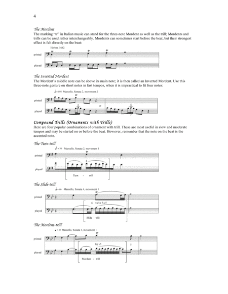 Sonatas 4-6 for Trombone and Piano Keyboard