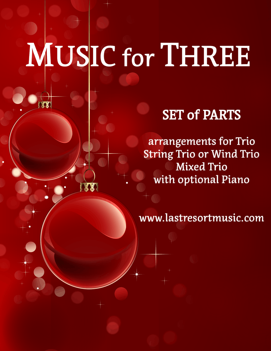Dance of the Sugar Plum Fairy from the Nutcracker for String Trio (or Wind Trio or Mixed Trio) Piano Trio scores gallery preview page 1