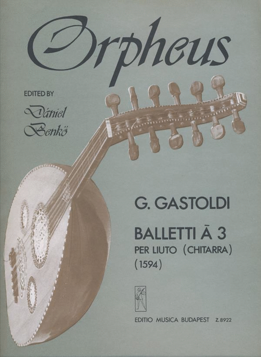 Balletti a 3 per liuto (chitarra) Lute scores gallery preview page 1