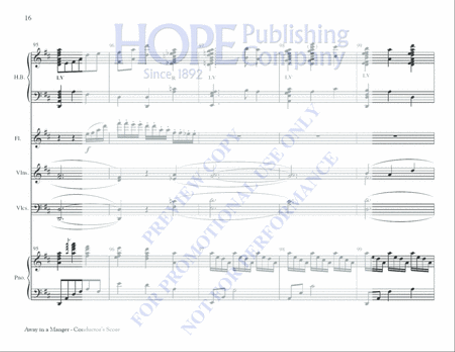 Away in a Manger Away in a Manger 5-Octaves scores gallery preview page 16