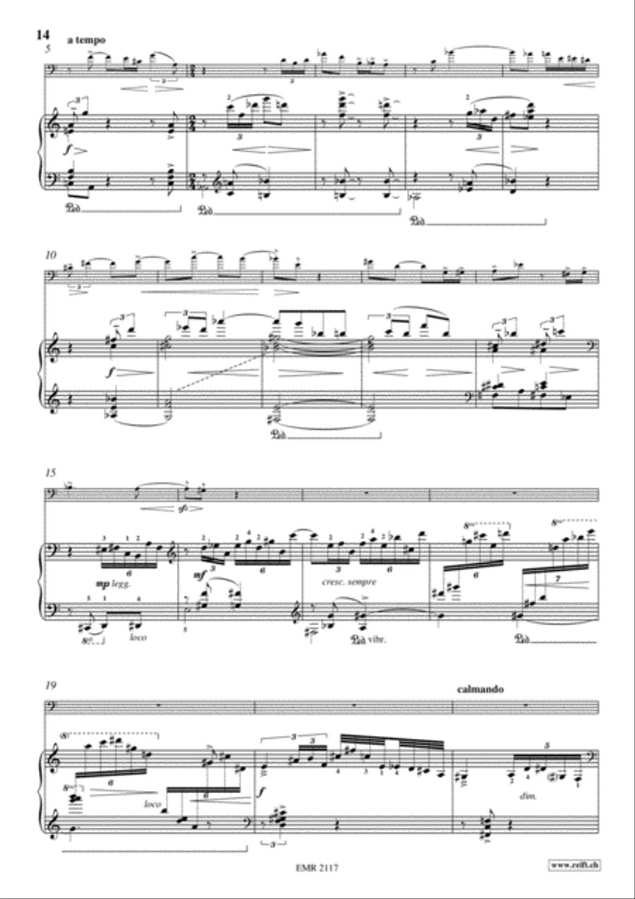 4 Lyrische Stucke Piano Accompaniment scores gallery preview page 10