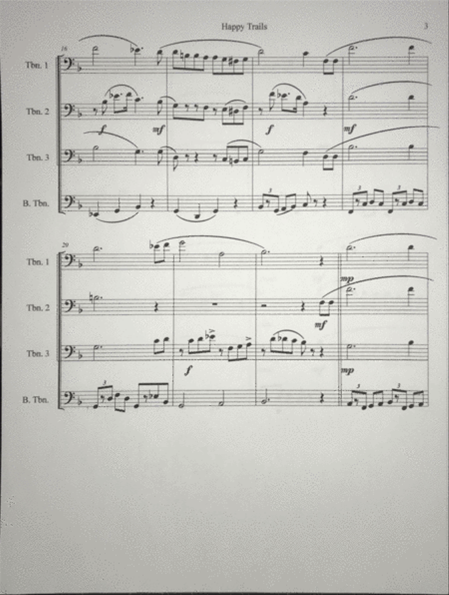 Happy Trails Happy Trails Small Ensemble scores gallery preview page 4