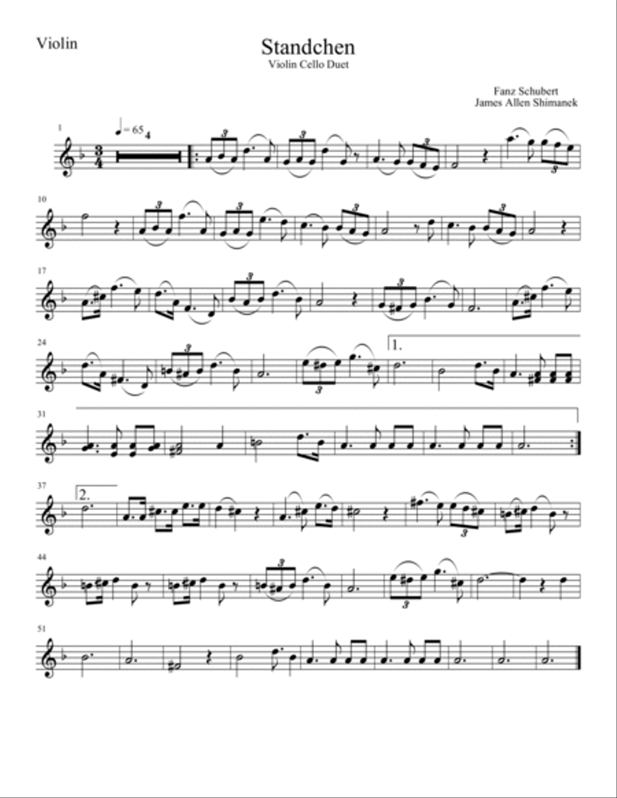 Standchen String Duet scores gallery preview page 2