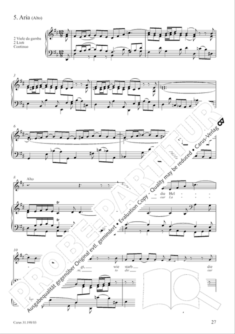 Let, Princess, let but one more ray (Lass, Furstin, lass noch einen Strahl) 4-Part scores gallery preview page 28