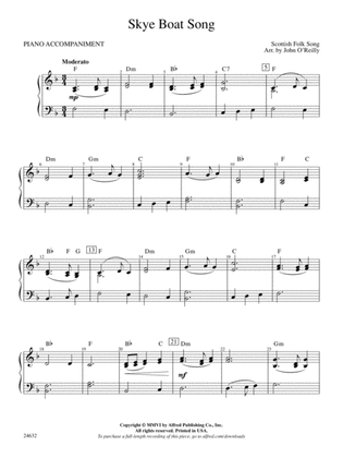 Skye Boat Song: Piano Accompaniment