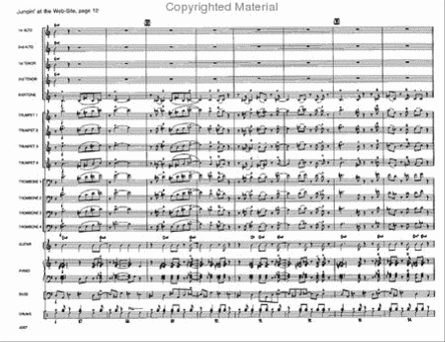 Jumpin' At the Website Jazz Ensemble scores gallery preview page 12