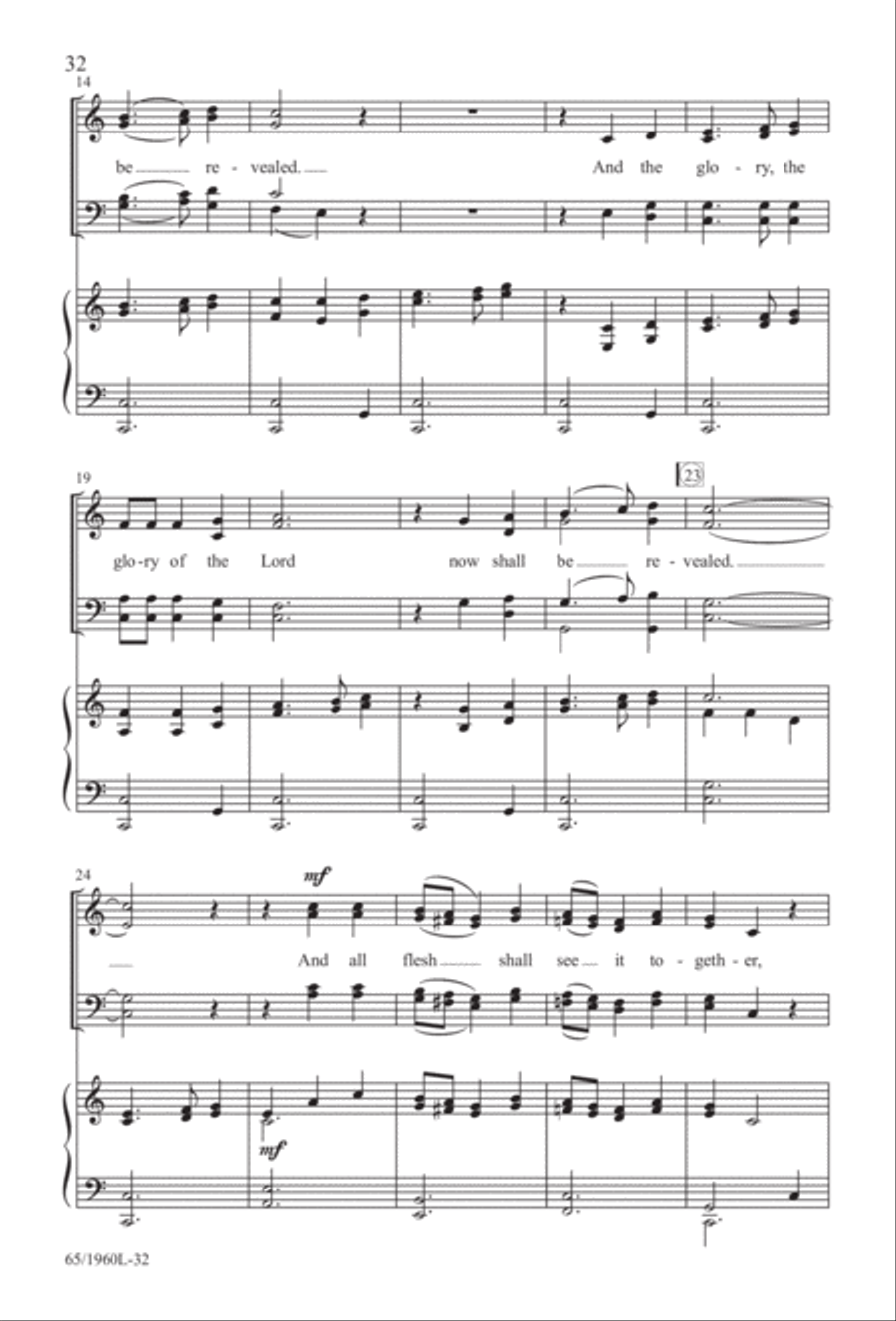 A New Birth...A New Beginning 4-Part scores gallery preview page 33