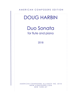 Book cover for [Harbin] Duo Sonata for Flute and Piano