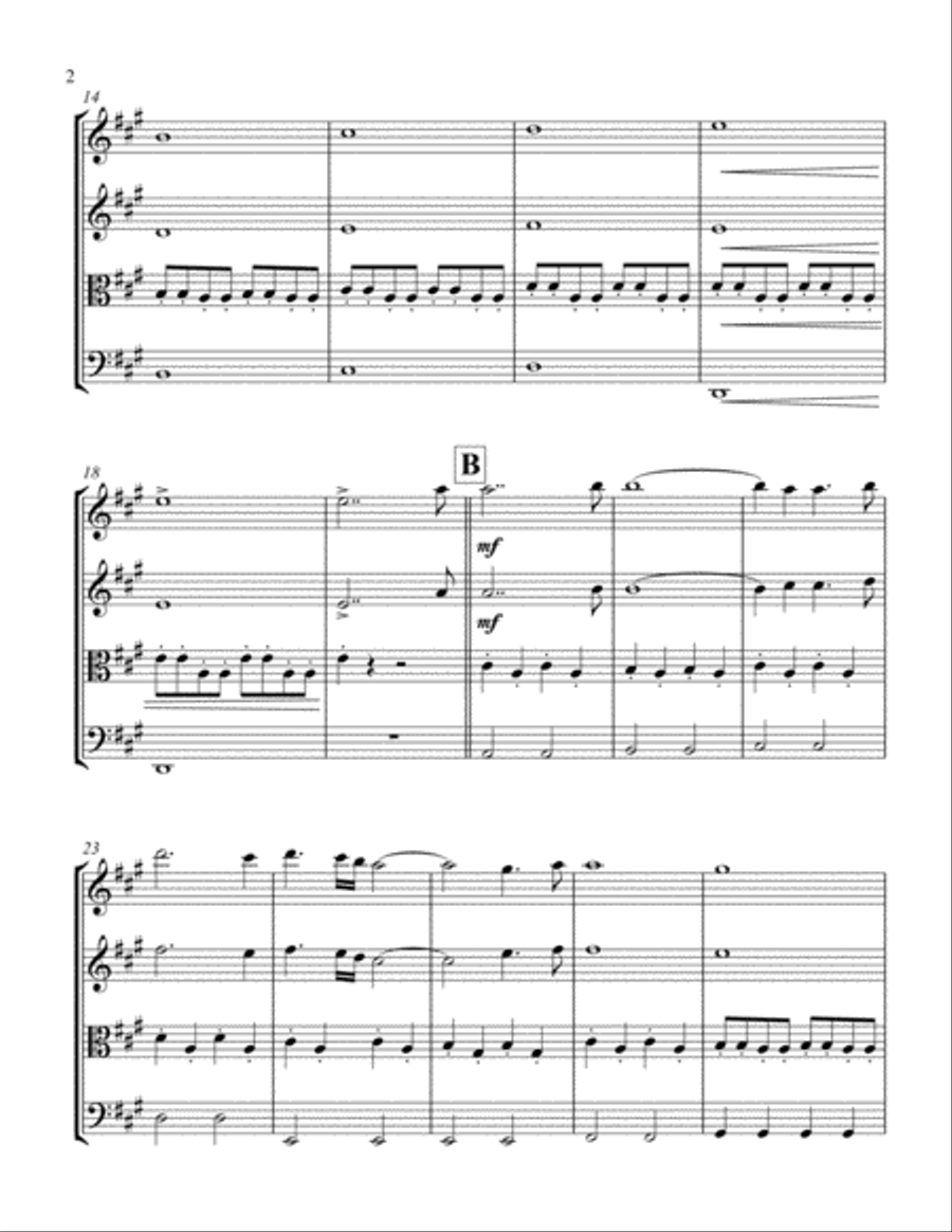 Now We Are Free Now We Are Free String Quartet scores gallery preview page 2