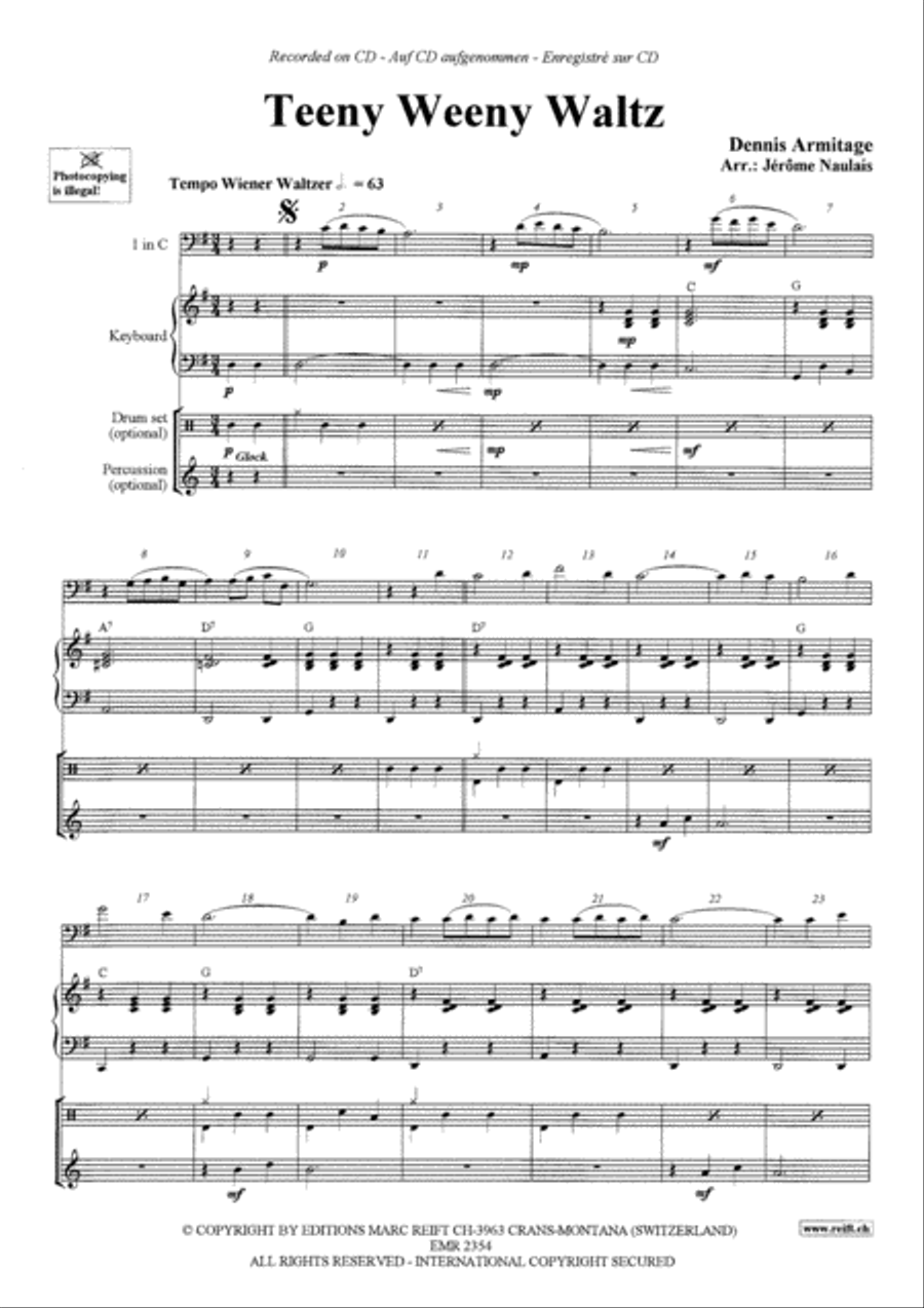 Teeny Weeny Waltz Piano Accompaniment scores gallery preview page 3