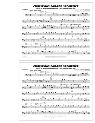 Book cover for Christmas Parade Sequence - Trombone